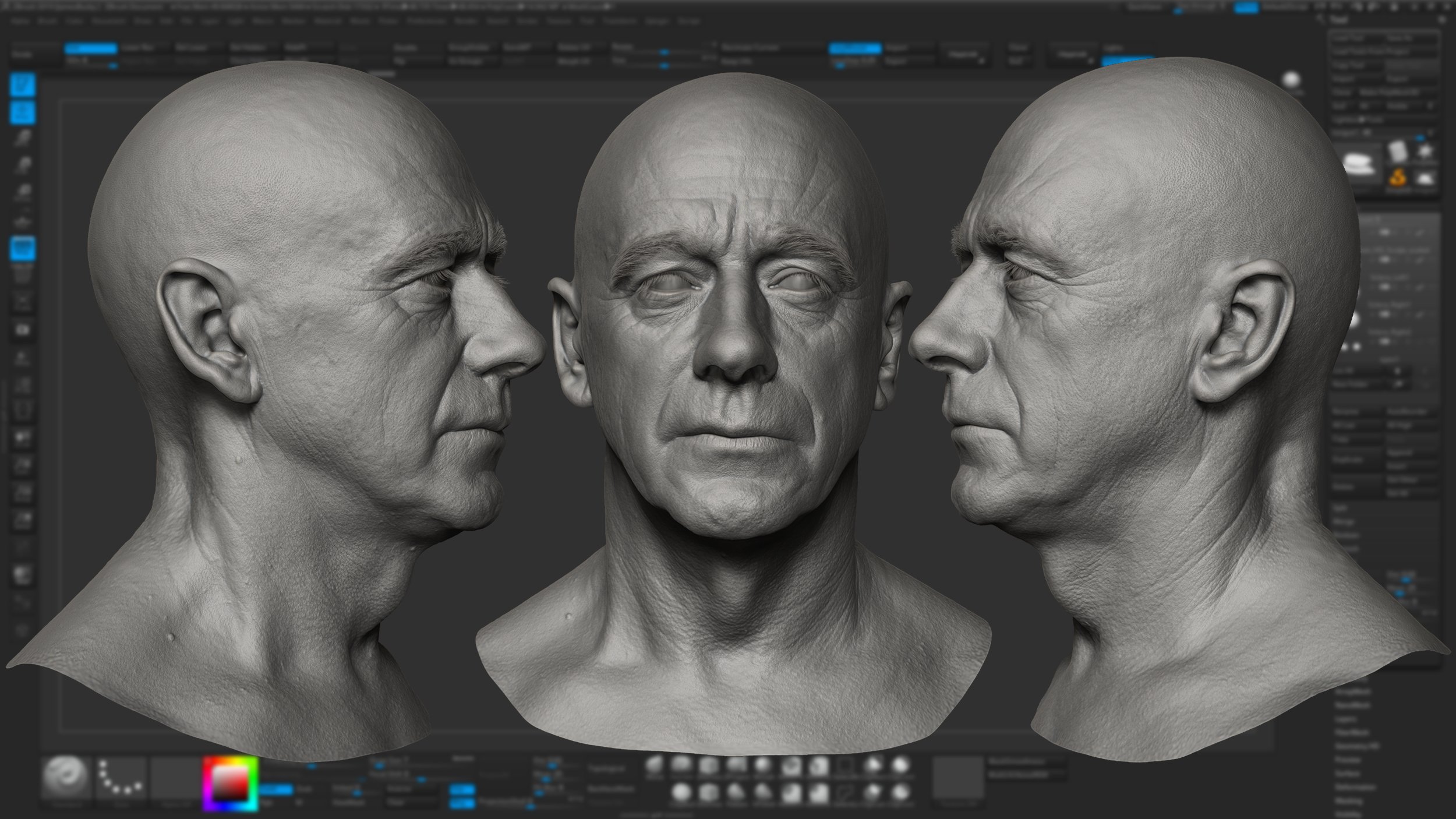 Hd Male Head Model 01